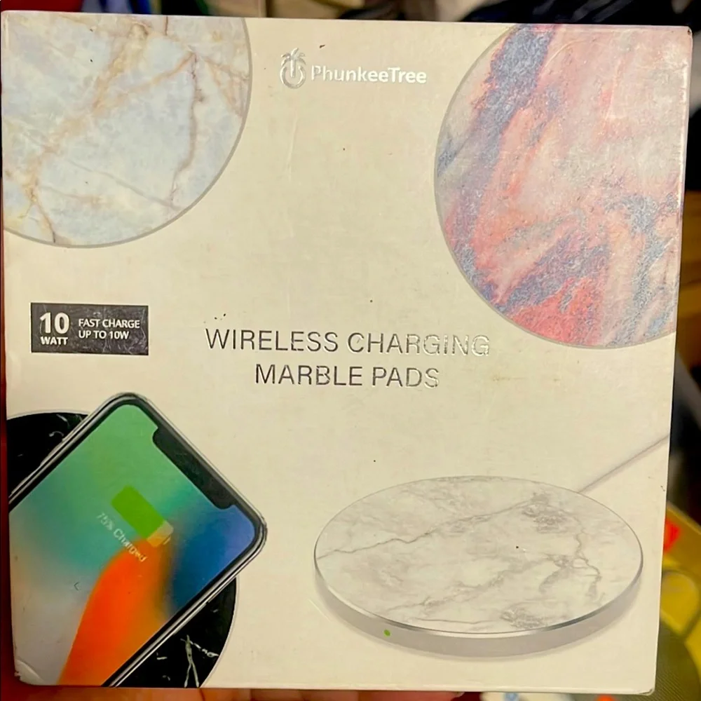 PhunkeeTree Wireless Charging Marble Pads